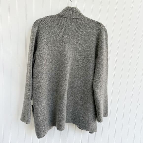 J. Crew Cocoon Sweater Blazer Jacket Grey Cardigan Cozy - Picture 4 of 16